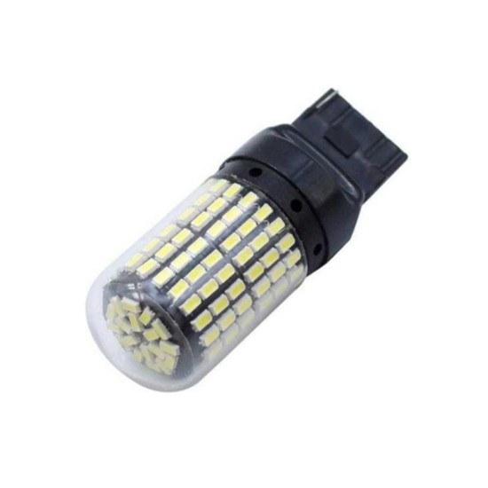 Λάμπα Led T20 W21/5W / 7443 W3X16Q Διπολική 12volt Λευκή 6000k Canbus 3.9 watt 1 Τεμάχιο
