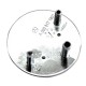 Σήμα Τάπα Μάσκας Mercedes-Benz S-Class W222 13-20 Γνήσιο A0008171901 38mm Μαύρο