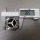 Σήμα Τάπα Μάσκας Mercedes-Benz S-Class W222 13-20 Γνήσιο A0008171901 38mm Μαύρο