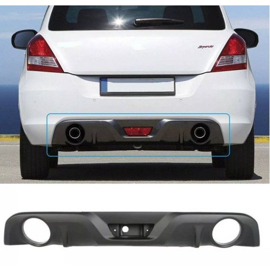 Diffuser Πίσω Προφυλακτήρα Για Suzuki Swift 11-17 Sport Look