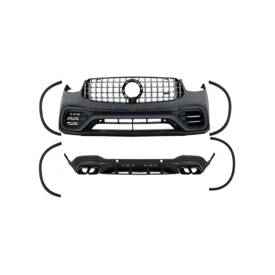 Body Kit Για Mercedes-Benz GLC SUV X253 Facelift 2020-2021 Amg Line GLC63sAmg Look Με Προφυλακτήρες, Μάσκα, Μπούκες Body Kit Για Mercedes-Benz GLC SUV X253 Facelift 2020-2021 Amg Line GLC63sAmg Look Με Προφυλακτήρες, Μάσκα, Μπούκες