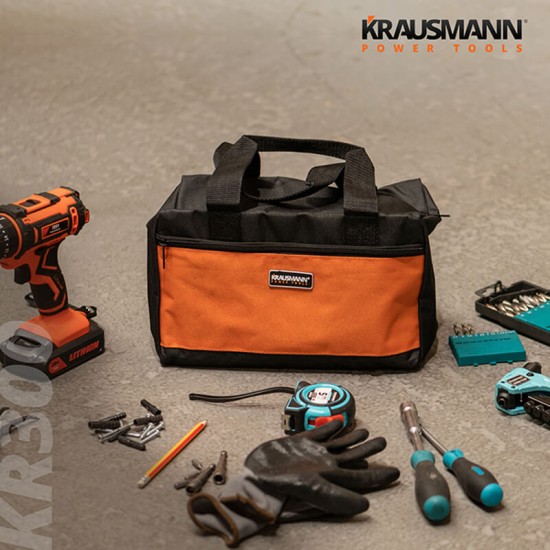 Τσάντα Εργαλείων Μικρή Υφασμάτινη Krausmann 30 x 14.5 x 18cm KR300