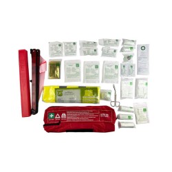 Σετ Ασφαλείας Αυτοκινήτου / Σετ ΚΤΕΟ ADVANCED 4 Τεμάχια Τρίγωνο, Φαρμακείο, Πυροσβεστήρας 1L, Γιλέκο Κίτρινο Auto GS 99349