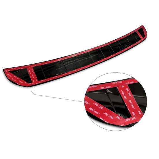 Προστατευτικό Πίσω Προφυλακτήρα Για Mercedes-Benz GLB X247 19+ Black Mirror Από Ανοξείδωτο Ατσάλι (Stainless Steel)