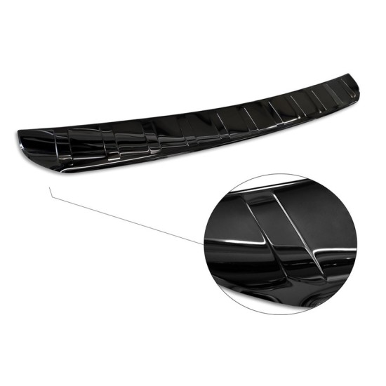 Προστατευτικό Πίσω Προφυλακτήρα Για Mercedes-Benz GLB X247 19+ Black Mirror Από Ανοξείδωτο Ατσάλι (Stainless Steel)