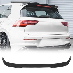 Αεροτομή Οροφής Πρόσθετο Για VW Golf VIII (8) 20+ GTI / GTE / GTD / R-Line / R Έκδοση Glossy Black Από Abs Πλαστικό