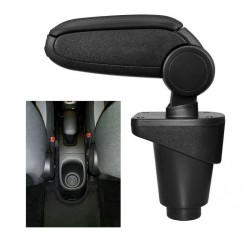 Κονσόλα Χειροφρένου Τεμπέλης  "Oem" Design Για Fiat 500 L 2012-2018 Υφασμάτινη Μαύρο Χρώμα