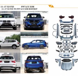 Body Kit Για Bmw X3 F25 2011-2017 Upgrade To X3M Competition F97 LCI Look Με Προυλακτήρες, Φτερά, Καπό, Φανάρια Body Kit Για Bmw X3 F25 2011-2017 Upgrade To X3M Competition F97 LCI Look Με Προυλακτήρες, Φτερά, Καπό, Φανάρια