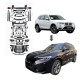 Body Kit Για Bmw X3 F25 2011-2017 Upgrade To X3M Competition F97 LCI Look Με Προυλακτήρες, Φτερά, Καπό, Φανάρια