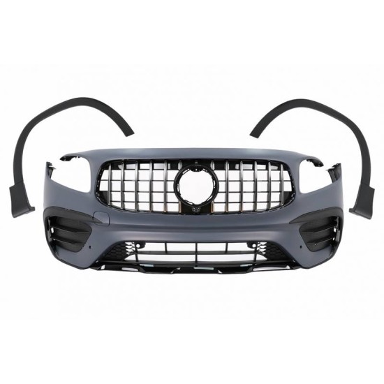 Μπροστινός Προφυλακτήρας Για Mercedes-Benz GLB X247 (2019-2023) GLB 35 Amg Look Με Μάσκα & 2 Ημίφτερα