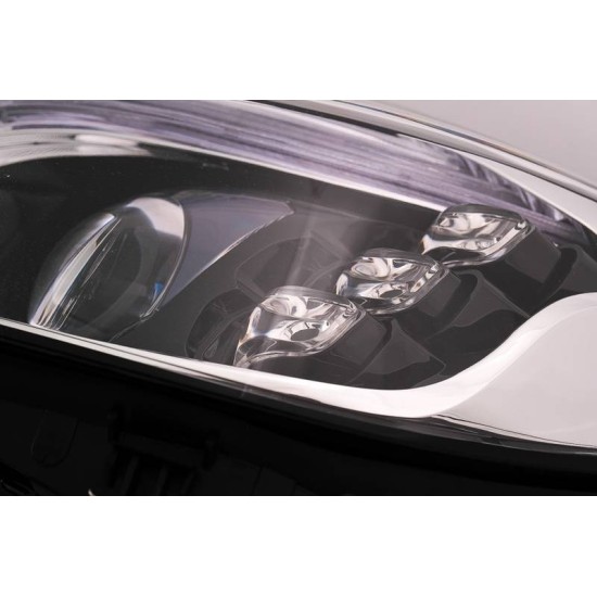 Μπροστινά Φανάρια Set Για Mercedes-Benz C-Class W205 14-20 Upgrade To Maybach Full Led DRL Μαύρα Με Μοτέρ Carner Μπροστινά Φανάρια Set Για Mercedes-Benz C-Class W205 14-20 Upgrade To Maybach Full Led DRL Μαύρα Με Μοτέρ Carner