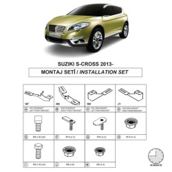Βάσεις Πλαινών Σκαλοπατιών (Dma) Για Suzuki Sx4 S-Cross 2013-2017 Suv Jy Βάσεις Πλαινών Σκαλοπατιών (Dma) Για Suzuki Sx4 S-Cross 2013-2017 Suv Jy