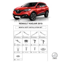 Βάσεις Πλαινών Σκαλοπατιών (Dma) Για Renault Kadjar 2015-2022 Suv I