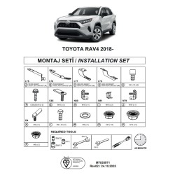 Βάσεις Πλαινών Σκαλοπατιών (Dma) Για Toyota Rav4 Hybrid 2018- Suv Xa50 Βάσεις Πλαινών Σκαλοπατιών (Dma) Για Toyota Rav4 Hybrid 2018- Suv Xa50