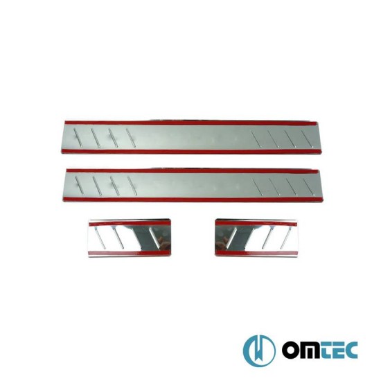 Διακοσμητικά Εσωτερικά Μασπιέ Πόρτας Line Για Opel Astra J & K 2009-2024 5 Door / Universal 4 Τεμάχια