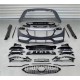 Body Kit Για Mercedes-Benz C-Class W205 14-20 Sedan Amg C63s Facelift Look Με Μάσκα & Μπούκες Black Edition