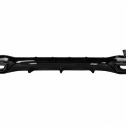 Diffuser Πίσω Προφυλακτήρα Για Mercedes-Benz E-Class W213 16-19 Με Amg Line Προφυλακτήρα Μαύρο Amg 63 Look Με Μαύρες Μπούκες
