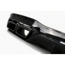 Diffuser Πίσω Προφυλακτήρα Για Mercedes-Benz E-Class W213 16-19 Με Amg Line Προφυλακτήρα Μαύρο Amg 63 Look Με Μαύρες Μπούκες Diffuser Πίσω Προφυλακτήρα Για Mercedes-Benz E-Class W213 16-19 Με Amg Line Προφυλακτήρα Μαύρο Amg 63 Look Με Μαύρες Μπούκες