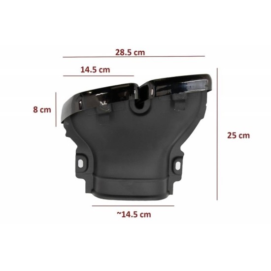 Diffuser Πίσω Προφυλακτήρα Για Mercedes-Benz E-Class W213 16-19 Με Amg Line Προφυλακτήρα Μαύρο Amg 63 Look Με Μαύρες Μπούκες