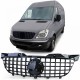 Μάσκα Για Mercedes-Benz Sprinter W906 Pre-Facelift 09-13 GT Amg Panamericana Μαύρο Γυαλιστερό  1 Τεμάχιο