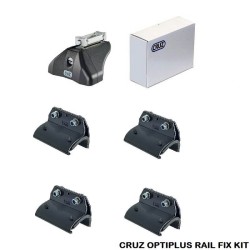 Πόδια / Άκρα Για Μπάρες Οροφής CRUZ Optiplus Rail Fix 936-658 Για BMW X3 5D 2024+ Σετ 4 Τεμάχια