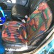 Πλατοκάθισμα Αυτοκινήτου ''Camouflage'' 100% Δερμάτινο Καφέ-Εμπριμέ 1 Τεμάχιο 11049