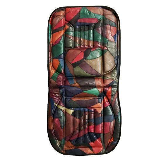 Πλατοκάθισμα Αυτοκινήτου ''Camouflage'' 100% Δερμάτινο Καφέ-Εμπριμέ 1 Τεμάχιο 11049