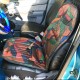 Πλατοκάθισμα Αυτοκινήτου ''Camouflage'' 100% Δερμάτινο Καφέ-Εμπριμέ 1 Τεμάχιο 11049