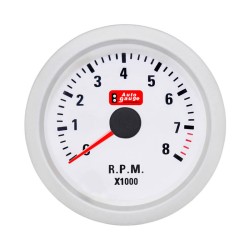 Στροφόμετρο R.P.M. Auto Gauge Λευκό 52mm 11689 Στροφόμετρο R.P.M. Auto Gauge Λευκό 52mm 11689
