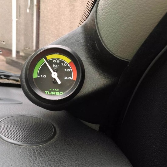 Βάση Για Όργανα Κολώνας Μονή (1 x 52mm) Carbon Look Prosport