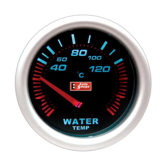 Όργανο Θερμοκρασίας Νερού Auto Gauge Μαύρο 52mm