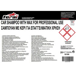 Σαμπουάν Αυτοκινήτου Με Κερί Feral 20LT Σαμπουάν Αυτοκινήτου Με Κερί Feral 20LT