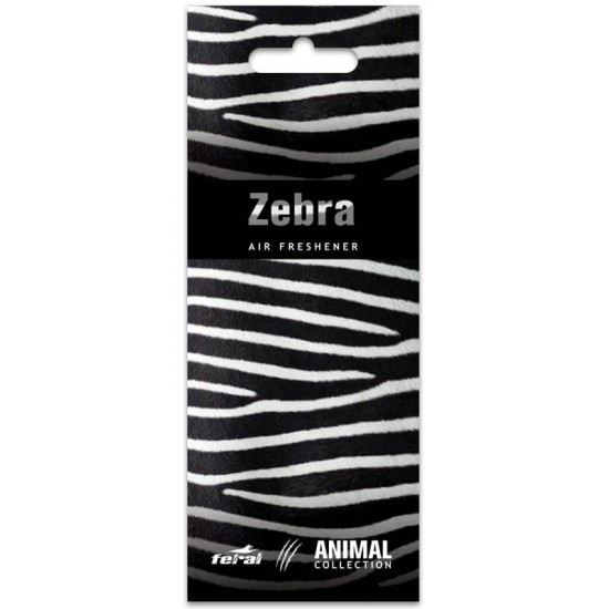 Αρωματικό Αυτοκινήτου Κρεμαστό Feral Animal Collection Zebra