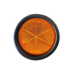 Αντανακλαστικό Βιδωτό Με Βάση Στρόγγυλο 80mm Proplast Πορτοκαλί 26111201 1 Τεμάχιο