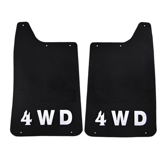 Λασπωτήρες 4X4 "4WD" Universal  26x44cm 20302 2 Τεμάχια