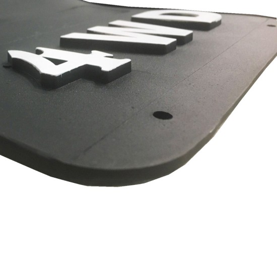 Λασπωτήρες 4X4 "4WD" Universal  26x44cm 20302 2 Τεμάχια