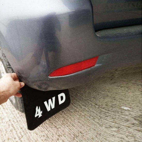 Λασπωτήρες 4X4 "4WD" Universal  26x44cm 20302 2 Τεμάχια