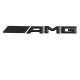 Αυτοκόλλητο Σήμα Amg Μαύρο Μεταλλικό 18cm x 2cm 1 Τεμάχιο