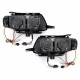 Μπροστινά Φανάρια Set Για Citroen Saxo 96-99 Angel Eyes Μαύρα H1/H1 Sonar