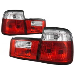 Πισινά Φανάρια Set Για Bmw 5 E34 85-95 Red/Crystal Depo Πισινά Φανάρια Set Για Bmw 5 E34 85-95 Red/Crystal Depo