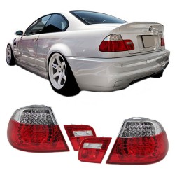 Πισινά Φανάρια Set Για Bmw 3 E46 Coupe 99-03 Led Red/Crystal Depo Πισινά Φανάρια Set Για Bmw 3 E46 Coupe 99-03 Led Red/Crystal Depo
