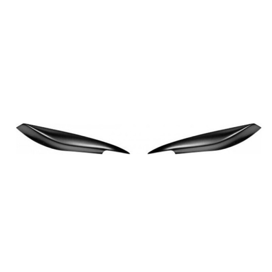 Φρυδάκια Μπροστινών Φαναριών Για Honda Civic 5Doors 96-00 2 Τεμάχια
