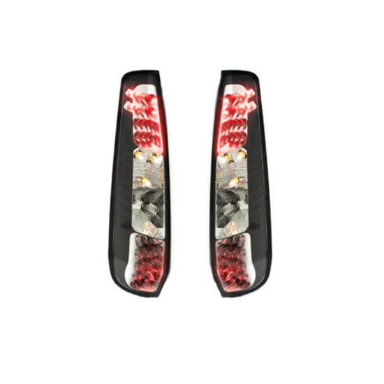 Πισινά Φανάρια Set Για Ford Fiesta 03-06 3D Led Μαύρα Sonar