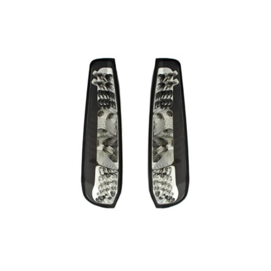 Πισινά Φανάρια Set Για Ford Fiesta 03-06 3D Led Μαύρα Sonar