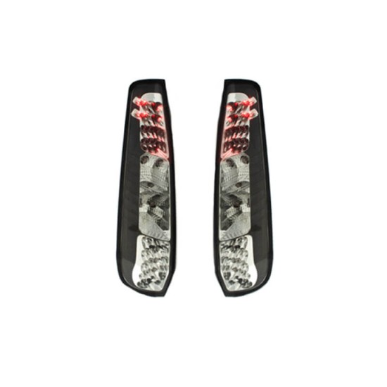 Πισινά Φανάρια Set Για Ford Fiesta 03-06 3D Led Μαύρα Sonar