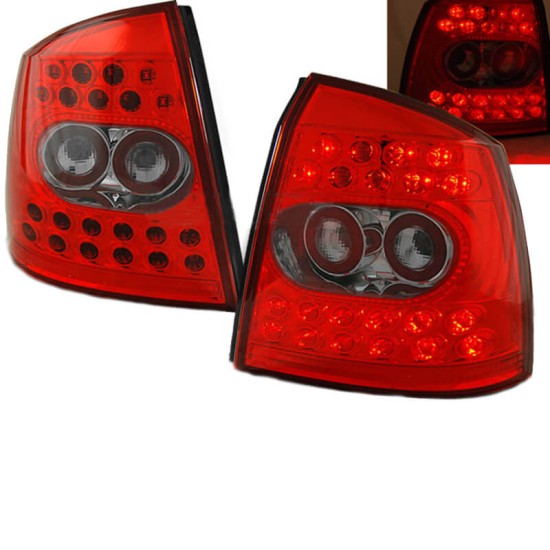 Πισινά Φανάρια Set Για Opel Astra G 98-04 Led Κόκκινο/Crystal LH Group
