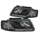 Μπροστινά Φανάρια Set Για Vw Passat 3B 96-00 DRL Μαύρα H1/H1 Sonar