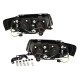 Μπροστινά Φανάρια Set Για Vw Passat 3B 96-00 DRL Μαύρα H1/H1 Sonar