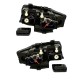 Μπροστινά Φανάρια Set Για Audi A4 B6 00-04 DRL Μαύρο/Χρώμιο H7 Depo