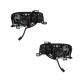 Μπροστινά Φανάρια Set Για Fiat Stilo 01-08 3D DRL Μαύρα H1/H1/H7 Sonar